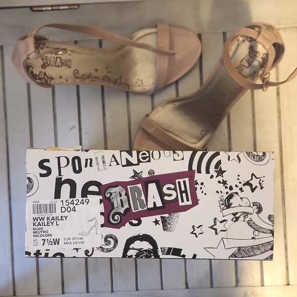 Strappy nude stilettos Brash WW Kailey - Picture 9 of 9